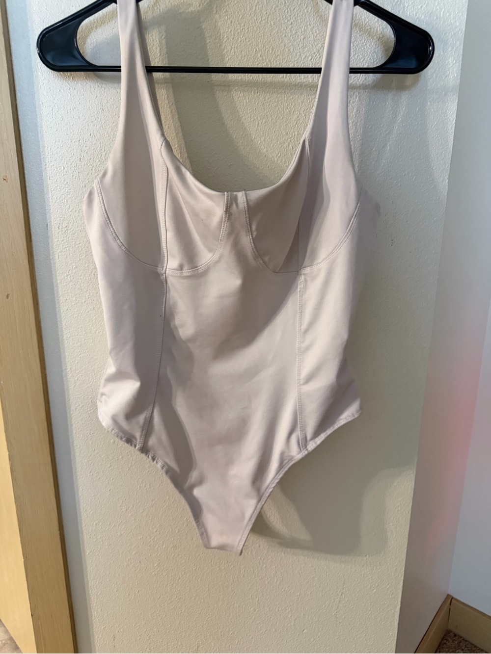SO White Scoop Neck Bodysuit